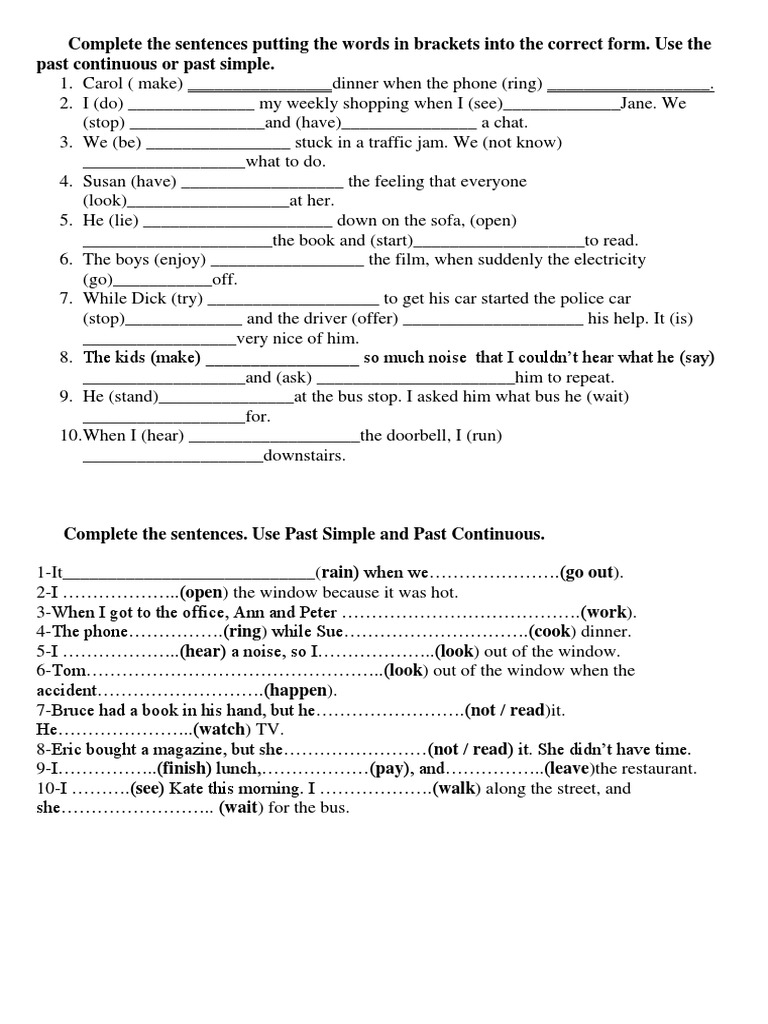 Complete the sentences using the correct form of the word | Uchi-doma.ru
