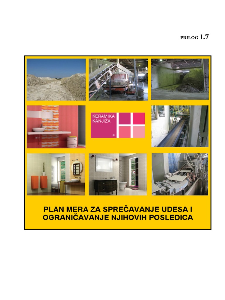 5.plan Mera Za Sprecavanje Udesa I Ogranicavanje Njihovih Posledica PDF ...