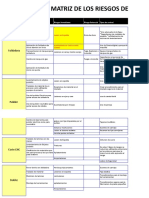 Matriz de Riesgos