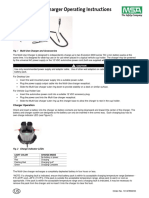 MSA Multi-Use Charger Operating Instructions