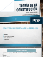 TEORIA de LA CONSTITUCIÓN Constitución Política de La República