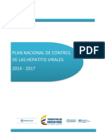 Plan Nacional Control Hepatitis Virales 2014 2017
