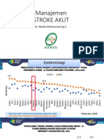 Manajemen Stroke Akut: Dr. Novita Khoirunnisa SP.S