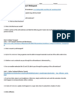 On-Level Cell Transport Webquest