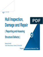 Hull Inspection Damage and Repair Report