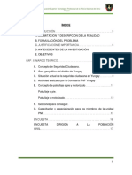 Estudio de La Seguridad Ciudadana y El Servicio de La PNP de La Ciudad de Yungay