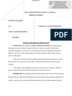 McCraney List of 1999 Police Motion