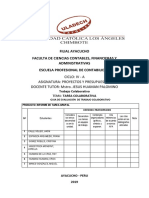 Filial Ayacucho Faculta de Ciencias Contables, Financieras Y Administrativas Escuela Profesional de Contabilidad