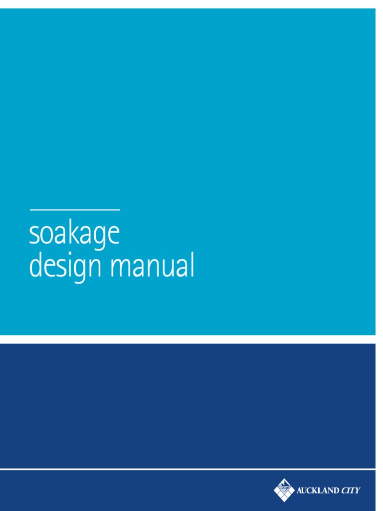 Auckland Soakhole Design Manual PDF | PDF | Surface Runoff | Stormwater