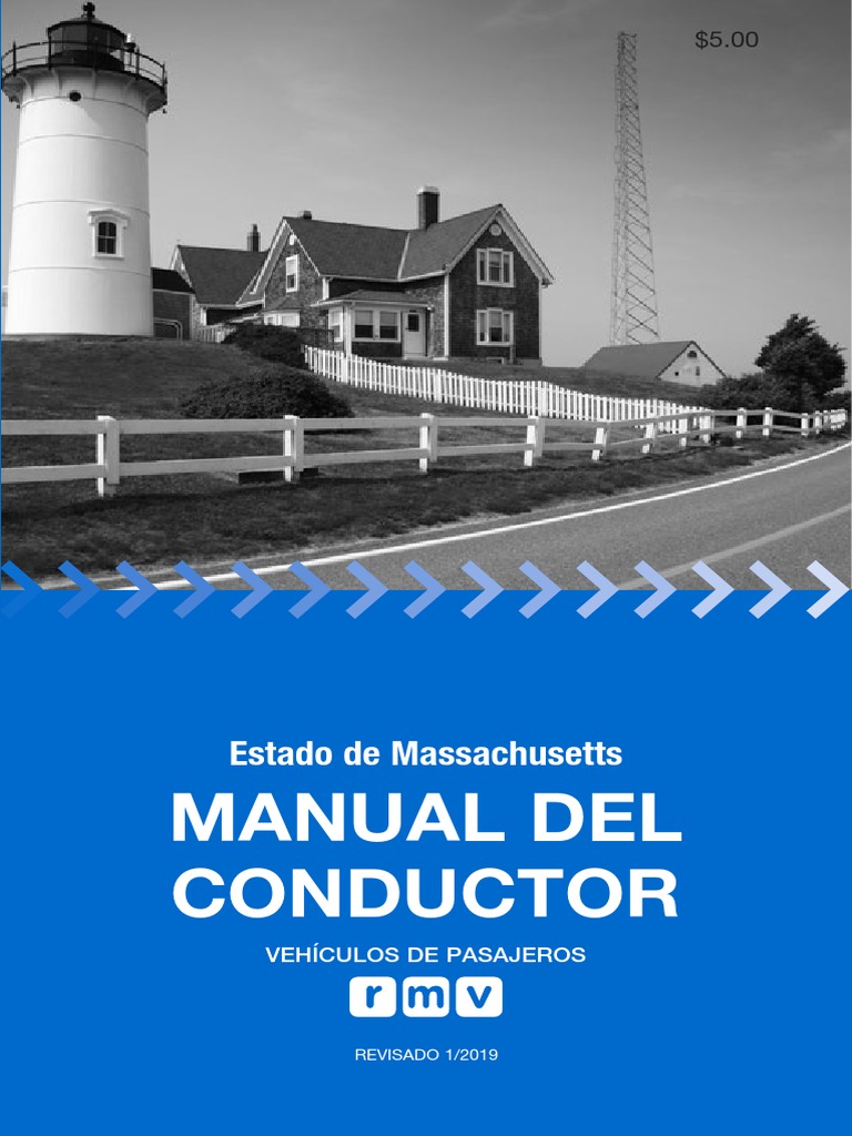 Manual de Manejo Massachusetts 2019 PDF Licencia de conducir Calle