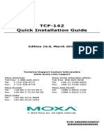 TCF-142 Quick Installation Guide: Edition 16.0, March 2019