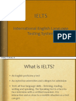 Ielts: International English Language Testing System