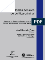 Problemas Actuales de Política Criminal