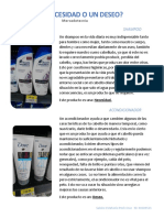 Necesidad o deseo? Shampoo vs acondicionador en