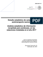 Estudio Estadístico de Campo Del Autotransporte Nacional