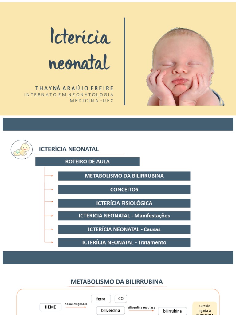 Icterícia Neonatal: Causas e Tratamento | PDF | Especialidades médicas ...
