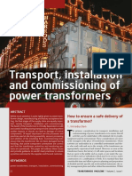 Transport, Installation and Commissioning of Power Transformers