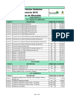 Listado de Precios Unitarios de Referencia 2019 PDF
