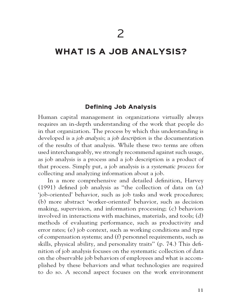 Understanding Job Analysis Process | PDF | Recruitment | Employment