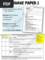 Language Paper 1 Revision Guide AQA