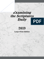 Examining The Scriptures Daily: Large-Print Edition