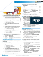 B2+ UNIT 1 Flipped Classroom Video Worksheet PDF