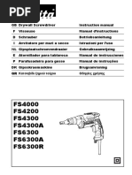 FS4000 FS4200 FS4300 Fs4300a FS6300 Fs6300a FS6300R