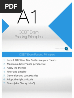 A1 CGEIT Exam Passing Principles