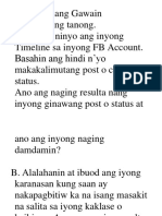 Punan Ang Patlang NG Nararapat Na Kasagutan