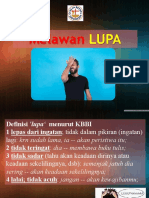 Renungan Melawan Lupa