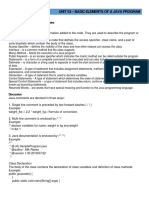 Unit 03 - Understanding Java Codes PDF