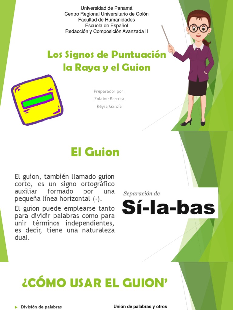 El Guion y La Raya PDF Puntuación