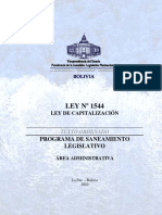 LEY 1544 To LeyDeCapitalización