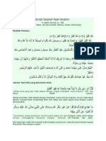 Tiga Poin Utama Hikmah Sejarah Nabi Ibrahim: Khutbah Pertama