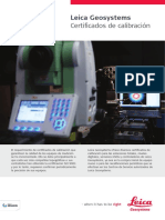 Leica Calibration Certificates FLY