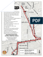 Pettingill Memorial Procession Map