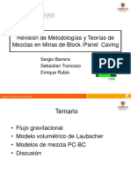 Revision de Metodologias y Teorias de Mezclas ER