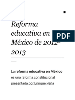 Reforma Educativa Juliosbdjdndjs PDF