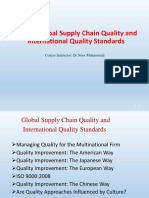 MS494: Global Supply Chain Quality and International Quality Standards