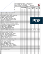 Listas de Asistencia 1º,2º y 3º 2019-2020