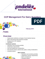 CCP Management For Dairy Suppliers