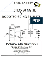 Dibujos de Manual Rodotec 50 NG Elite PDF