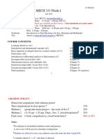 MECH 331 Fluids I Handout