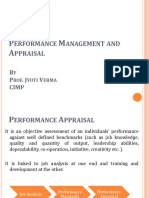 Erformance Anagement and Ppraisal: B P - J V Cimp