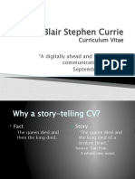Blair Currie - Storytelling CV - September 29, 2010