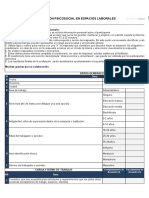 Cuestionario evaluacion Psicosocial