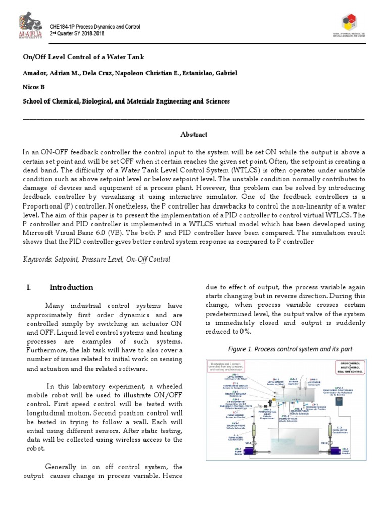 PID vs P Controller for Water Tank Control | PDF | Control Theory ...