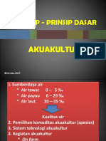 Prinsip Dasar Akuakultur