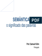 O significado das palavras: Semântica e figuras de linguagem