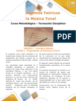 Método Fundamentos Teóricos de La Música Tonal